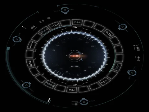 HUD round Video stock 81559778