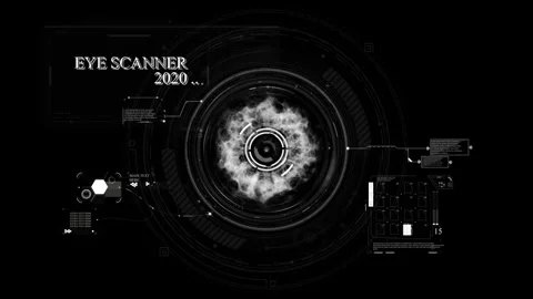 Hud scaning Stock Footage 263885345