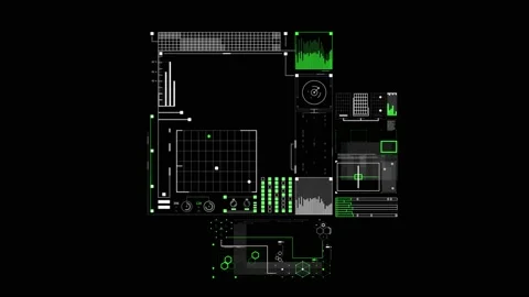 HUD scene 20 Stock Footage 231694784