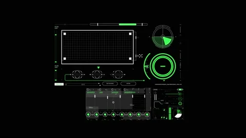 HUD scene 21 Stock Footage 231694786