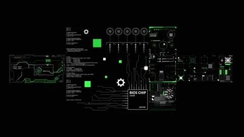 HUD scene 4 Stock Footage 231694744