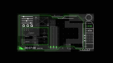 HUD scene 5 Stock Footage 231694747
