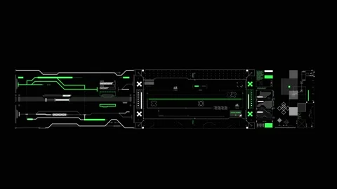 HUD scene 9 Stock Footage 231694752