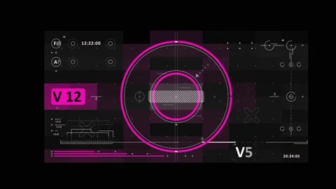 HUD scenee 3 Stock Footage 231694798