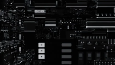 HUD Sci Fi animation.UI infographic elements. Technological animation Stock Footage 246013416