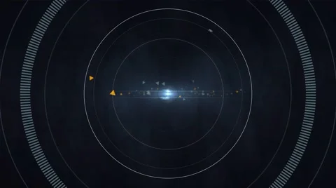 HUD Sci-Fi futuristic loop background 스톡 동영상 65783569