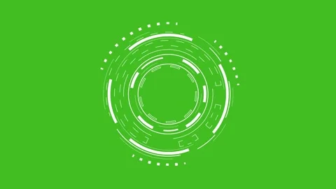 HUD Sci-fi Futuristic White Display. Virtual Reality. Future Network Teology. Stock Footage 171596761
