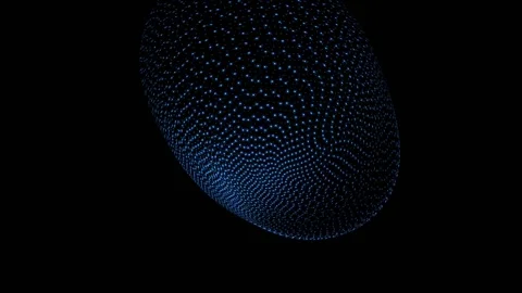 HUD Sci Fi Organic Sphere Stock Footage 160610182