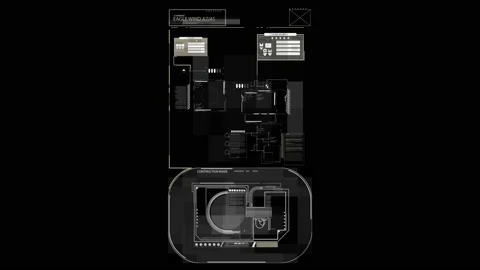 HUD screen 15 Stock Footage 211285298