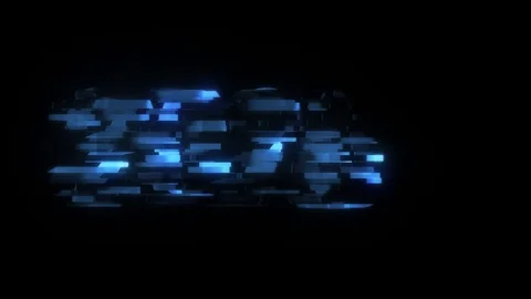 HUD screen cool glitch 2020 text animation background logo seamless loop New Stock Footage 98697243