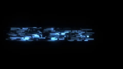 HUD screen cool glitch BEST SCORE text animation background logo seamless loop Stock Footage 99224247