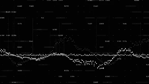 Hud screen element. Crypto Hi-Tech Backgrounds Video stock 94604771