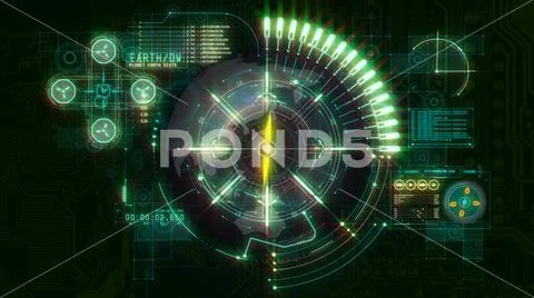 HUD Screen HD Illustration 02 Stock Illustration