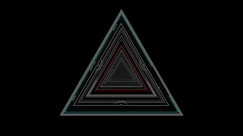 HUD Shapes Background Stock Footage 97671884