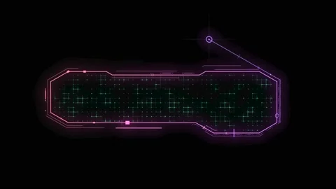 HUD speach bubble 10 Stock Footage 232366205