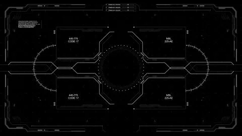 Hud target display Stock Photos