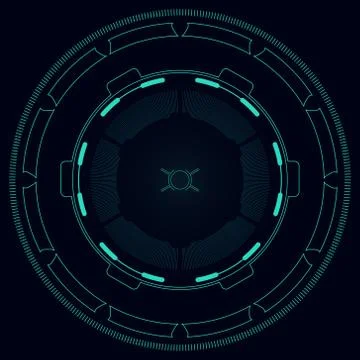 HUD target Stock Illustration