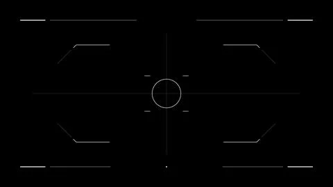 HUD Target Loading, Aiming, Drone Interface Stock Illustration