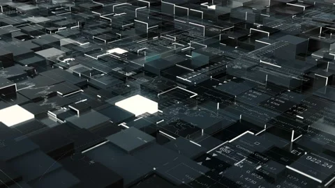 HUD technological futuristic background. Video stock 121256622