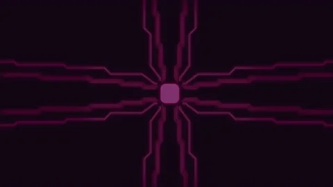 HUD technological futuristic elements. Elements of the sci-fi circle appear and  Stock Footage 149430590