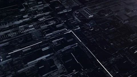 HUD technological Sci Fi elements. Stock Footage 157414291