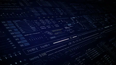 HUD technological Sci Fi pannel. Stock-Footage 132933500