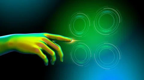 Hud template Stock Illustration