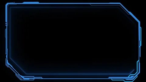 HUD, UI, GUI futuristic user interface screen animation. High tech screen for Stock Footage 318629749