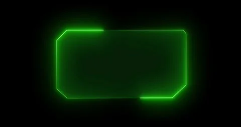 HUD, UI, GUI interface screen animation. High tech screen for video game neon ho Stock Footage 337715830