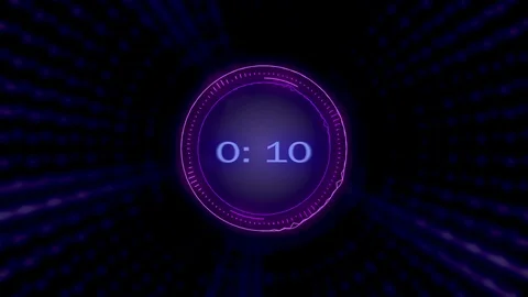 HUD user interface background. Sci-fi futuristic crosshair graphic animation. Stock Footage 104167292