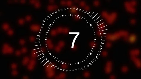 HUD user interface background. Sci-fi futuristic crosshair graphic animation. Stock Footage 104743950