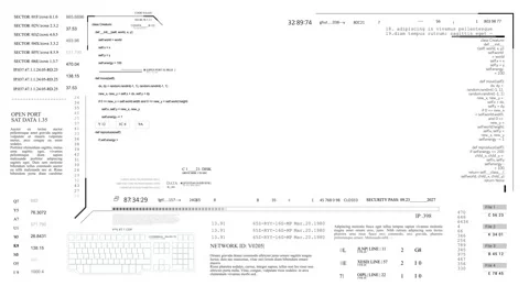 HUD User Interface data display.User Interface data display.White background. Stock Footage 264499926