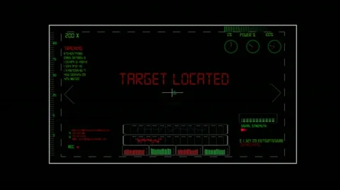 HUD w/ Alpha Matte Video stock 11229583
