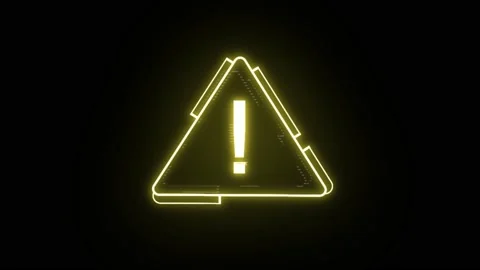 HUD WARNING R Stock Footage 205600574