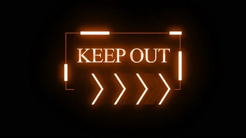 HUD WARNING R Stock-Footage 205601839