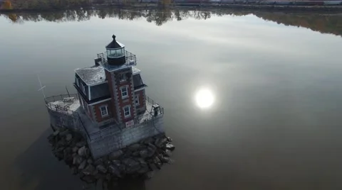 Hudson Athens Lighthouse 動画素材 56347792