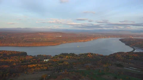 Hudson River 4K Aerials 스톡 동영상 43859895