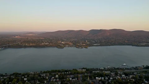 Hudson River Beacon Stock Footage 118472801