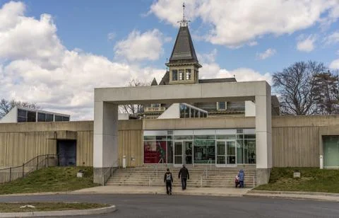 The Hudson River Museum, located in Trevor Park in Yonkers, New York. Stock Photos