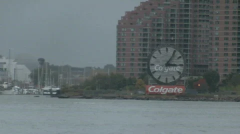 Hudson River in New Jersey Stock Footage 694698
