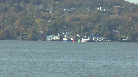 Hudson River New York Stock Footage 151094360