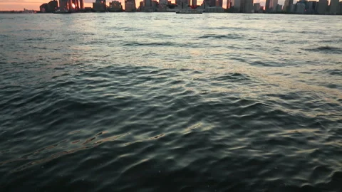 HUDSON RIVER NYC Stock Footage 191033173