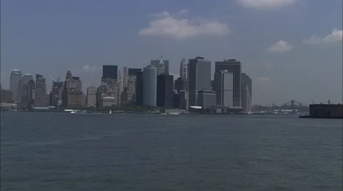 Hudson River Staten Island Stock Footage 40667519