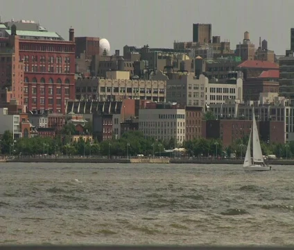 Hudson River Timelapse 003 Stock Footage 481190