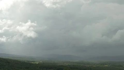 Hudson River Valley View From High Vantage Point Stock Footage 77853524