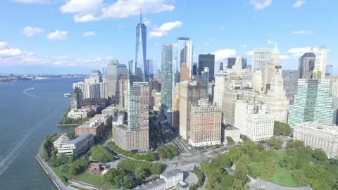 Hudson River views Stock Footage 215641114