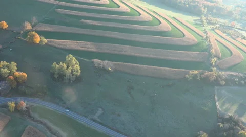 Hudson Valley 4K Aerials 스톡 동영상 43855733
