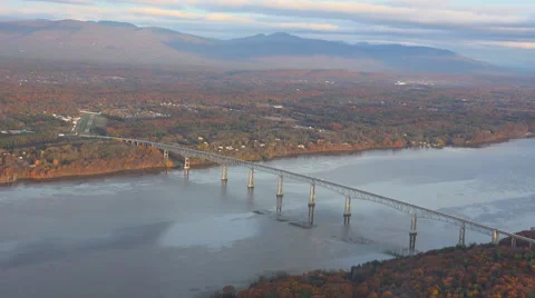 Hudson Valley 4K Aerials 스톡 동영상 43859355