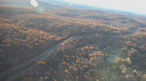 Hudson Valley 4K Aerials 스톡 동영상 43860730