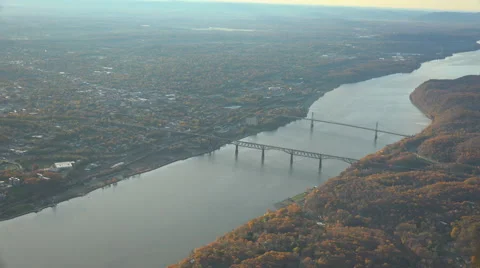 Hudson Valley 4K Aerials 스톡 동영상 43860984